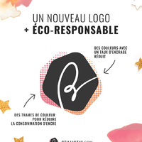 *** NOUVEAU LOGO & ECOLOGIE ***

Vous vous souvenez peut-être, mais le 1er avril, je vous avais parlé d'un nouveau logo Stillistic, en vous présentant la fausse nouvelle marque de cosmétiques !
Mais, comme je vous l'avais dit, la nouvelle n'était pas entièrement un poisson d'avril puisque figurez-vous que le logo que je vous ai présenté est bien le nouveau logo Stillistic qui va, petit à petit remplacer l'ancien !
Pas tellement de différence allez-vous me dire ? Pourtant il y en a !
Vous savez sans doute que l'écologie est un sujet qui me tient particulièrement à cœur et que, sur la boutique, comme au quotidien, j'essaie d'agir avec conscience et de privilégier un mode de vie et de consommation qui n'abîme pas trop notre belle planète. 
Loin d'être parfaite sur ce point quand même, je cherche à améliorer mes gestes quotidiens pour tendre vers cet objectif.
Et l'an dernier, dans cette même idée de réduire mon impact, j'ai donc choisi de me former à l'éco-conception graphique. Car vous le savez, je suis graphiste de métier, et c'était important pour moi de comprendre comment je pouvais exercer mon métier en y intégrant mes valeurs.
Suite à cette formation chez @bo.ecole, j'ai donc décidé de revoir l'identité visuelle de ma marque et, en premier lieu, mon logo.
Les changements : des zones de couleurs plus réduites, un noir un peu moins profond et des couleurs tramées afin de réduire le taux d'encrage et ainsi consommer moins d'encre !
Prochain objectif : optimiser l'e-shop pour qu'il soit également moins énergivore !

Ça vous plait ? Vous en pensez quoi ?

Ecologie et éco-conception graphique | Vers un graphisme plus responsable | Pratiques numériques durables | Graphiste passionnée et engagée