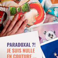 *** LES PARADOXES ***

Je dois vous faire un aveux : je suis nulle en couture !
Oui, c'est sans doute paradoxal : je vends du tissu, des coupons mais je suis très débutantes en couture.
Je sais faire de petites réparations, j'ai déjà fait quelques projets couture faciles en étant accompagnée, mais seule c'est encore très compliqué pour moi, le réglage de la machine à coudre, le droit fil, choisir la bonne tension pour le point etc.
Pourtant les tissus j'adore ça !
Vous allez me dire aussi : je dessine des illustrations pour enfant, et pourtant je n'ai pas d'enfant !
Et bien oui, que voulez-vous, je suis faite de paradoxes !
Je travaille dans l'informatique et pourtant je ne suis pas super geek, je suis une artiste mais j'ai fait des études scientifiques, j'ai horreur du fromage mais ça m'arrive de manger de la raclette (je trouve que le fromage n'a aucun gout dans ce contexte-là) ...
Et bien d'autres !

Et vous, quels sont vos petits paradoxes ?!
Racontez-moi !

***
La pré-commande de coupons et tissus illustrés, c'est jusqu'au dimanche 15 mars sur l'e-shop !
Commandez également vos sacs de Pâques à prix réduits !
***

Passion couture | DIY cousette | Précommande de tissu et coupons | Illustration jeunesse | Designer textile et créatrice française
#couture #couponillustré #cousette #couturiere #diy