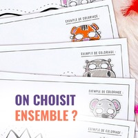 *** ON CHOISIT ENSEMBLE ?! ***

Comme vous le savez, chaque mois maintenant je propose un coloriage gratuit.
Pour ce mois-ci j'ai préparé des masques de carnaval pour la boutique et je me suis dit : pourquoi ne pas proposer un de ces masques d’animaux comme coloriage du mois ?
Mieux : et si vous choisissiez, parmi ces masques, le coloriage gratuit du mois ?
Alors, à vous de jouer et de choisir, lequel, parmi ces 14 masques, sera l'élu !
Vous avez l'embarras du choix : renard, loup, lapin, chien, chat, hibou, raton-laveur, hippo, lion, éléphant, panda, tigre, koala ou singe ?
Lequel préférez-vous ?
Vous auriez aimé voir le masque d'un autre animal ? Dites-moi lequel !

***
Tous les masques de carnaval à colorier sont d'ores-et-déjà à retrouver en téléchargement sur l'e-shop www.stillistic.com
***
Coloriage Gratuit de Noël | Activités créatif enfants | DIY Carnaval | Déguisement animal