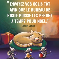 *** POINT STOCK ET DÉLAI ***

Nous sommes le 24 novembre, il ne reste donc plus qu'un mois avant Noël : l'occasion de faire un petit point délai et stock sur les commandes de Noël !

- Délai : une grosse partie des produits sont personnalisés ou réalisés sur commande et donc prennent davantage de temps de préparation que des produits classiques. Les délais des transporteurs sont également rallongés en cette période de fêtes. Par conséquent, si vous souhaitez être livrés avant Noël, vous avez jusqu'au dimanche 14 décembre pour commander. Au-delà, je ne pourrais plus vous garantir une livraison sous le sapin ...

- Stock : certains produits sont quasiment en rupture. Si vous avez une préférence pour une taille, une couleur, ou un coup de cœur pour un produit, n'attendez pas trop !

- Pré-commande : pour rappel, les pré-commandes de livres d'histoires à colorier et de sweat-shirts de Noël se terminent le 26 novembre. Au-delà, ces produits ne seront normalement plus disponibles sur la boutique, sauf éventuellement quelques exemplaires en quantités très limitées pour les livres.

N'hésitez pas si vous avez des questions !

Commandes de Noël | Délais de fabrication et de livraison | Pré-commandes cadeaux de Noël