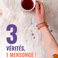*** 3 VÉRITÉS, 1 MENSONGE ***
Petit jeu ce soir, pour oublier qu'on est dimanche soir !
Voici 3 vérités et 1 mensonge ! Saurez vous deviner quel est le mensonge ?!
1. J'ai été professeur à l'université
2. J'ai siégé à l'Assemblée Nationale
3. Je lis 4 à 5 livres par mois
4. Je prends des leçon d'espagnol et d'anglais tous les matins
Alors ? Vous en pensez quoi ?!
A vous de me dire ! Et je vous dévoilerai la réponse mardi soir !!!
***
Jeu Stillistic Vérité Mensonges Artisanat Création Française